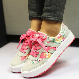 floral patterned shoes