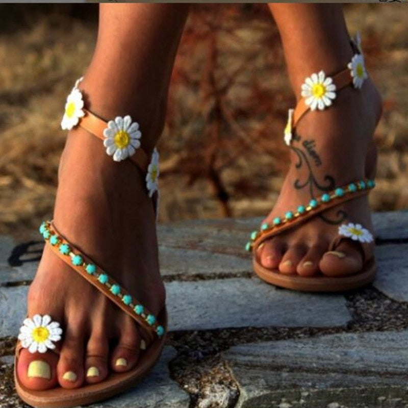 flower sandals