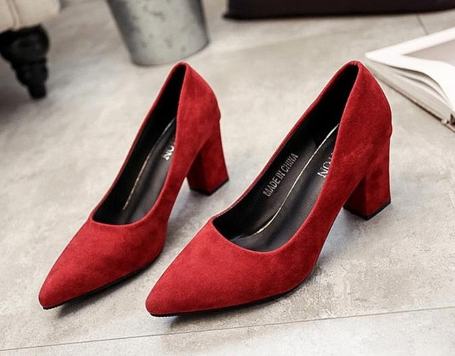 pointed toe heels shoes