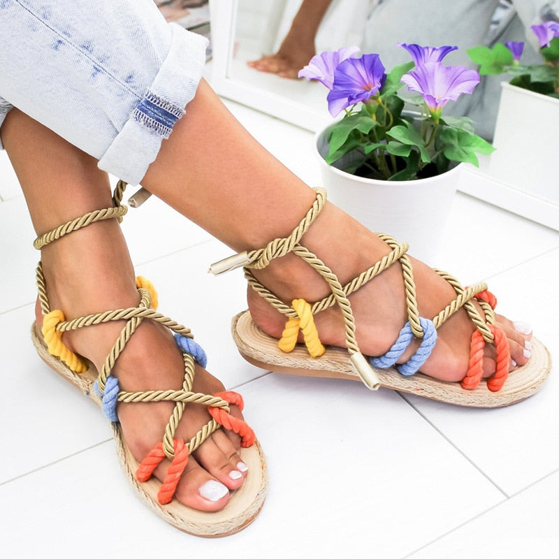 colored sandal