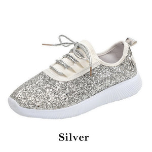 casual silvery shoes